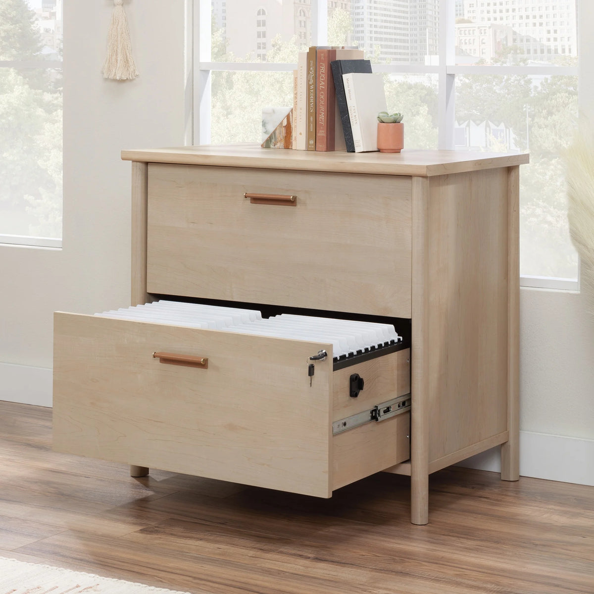 Natural Maple Finish Engineered Wood Lateral File V909174