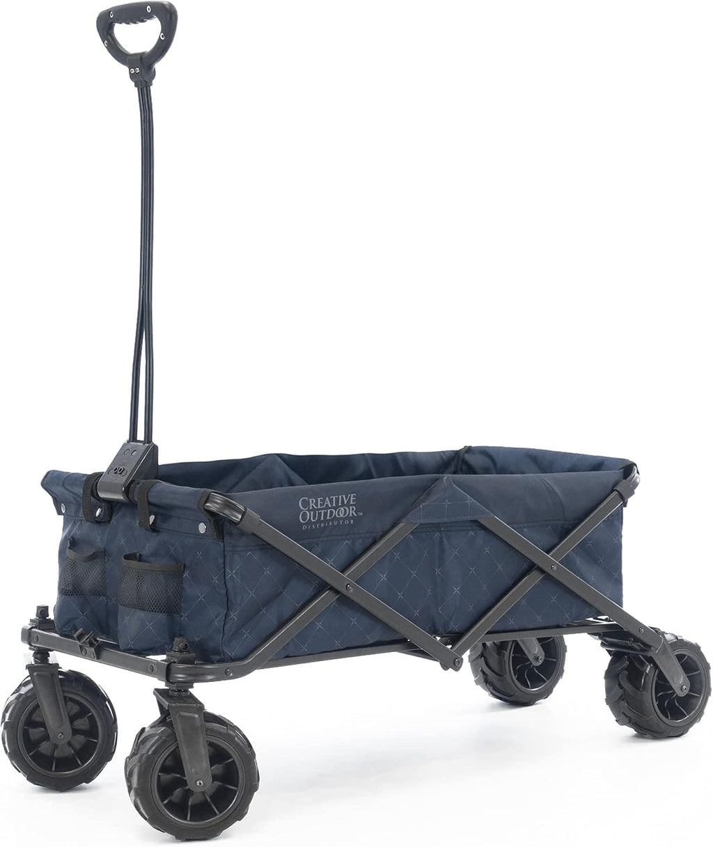 Collapsible Folding Wagon Cart with Rubber Wheels S71357