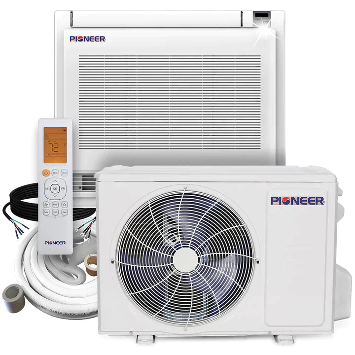 12,000 BTU 21.5 SEER Floor Console Mini-Split Air Conditioner Heat Pump System L941953