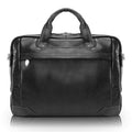 Black Leather Laptop Brief V54656