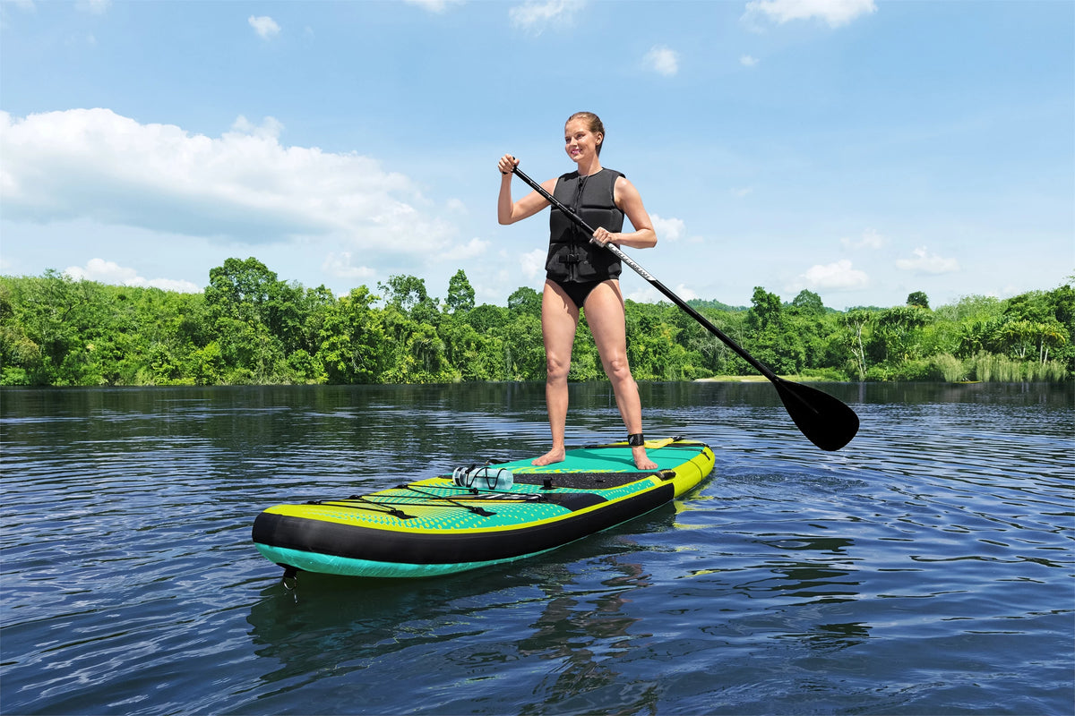 Convertible Stand-up Paddleboard and Inflatable Kayak Set P786
