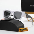 Black and White Letter Polarized Sunglasses C806274
