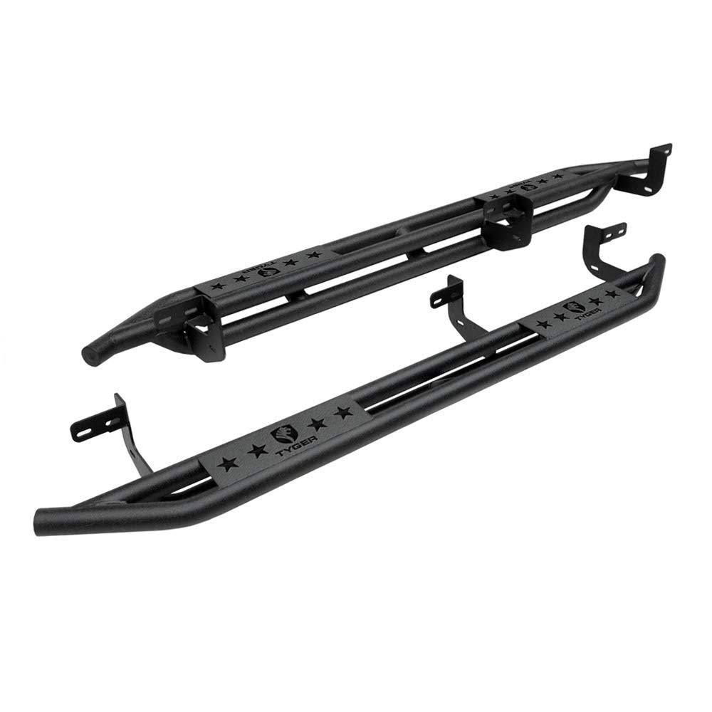 Textured Black Side Step Nerf Bars Running Boards V701853