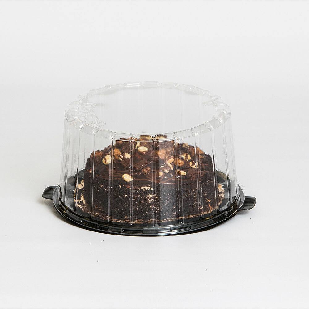 Clear Double Layer Cake Container with Dome Lid U4004