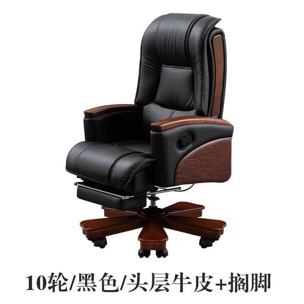 Swivel Ergonomic Leather Office Chair V9369