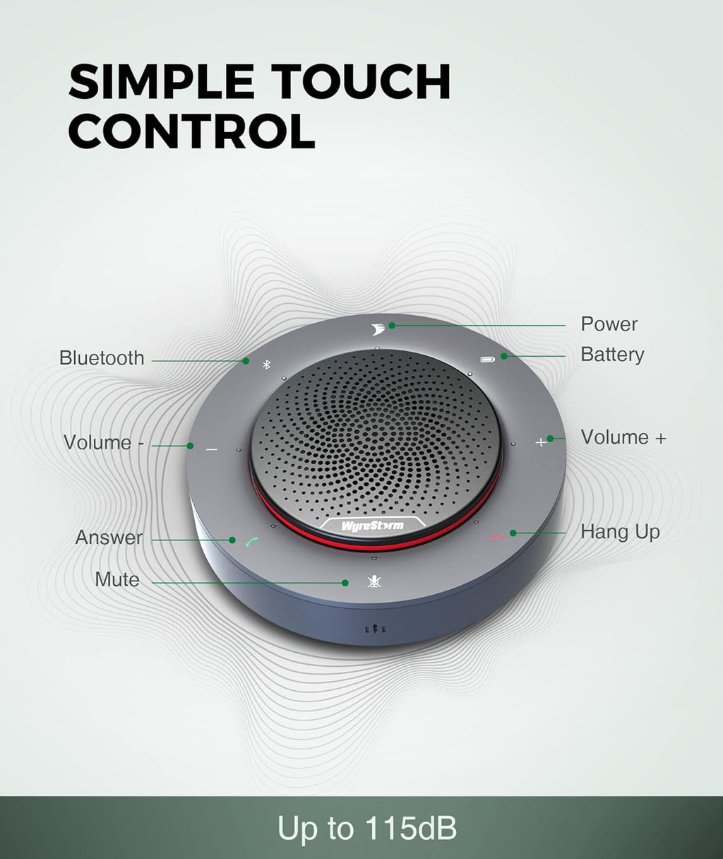 Conference Speaker with 4 Noise-canceling Mics A4256