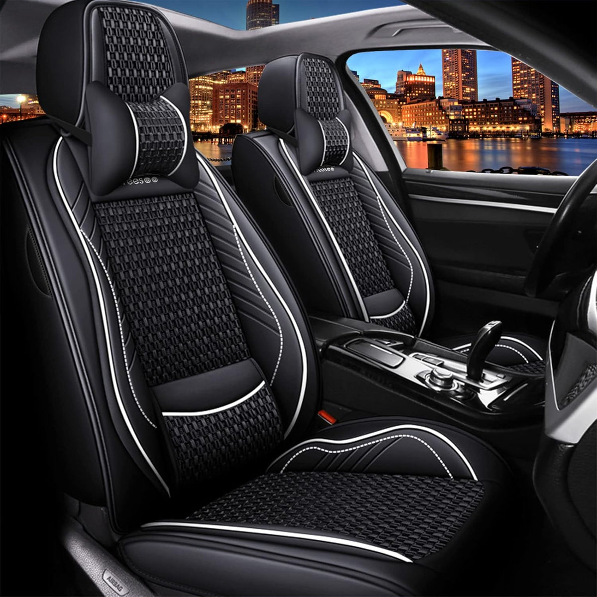 Leather Full Set Car Seat Covers L4880