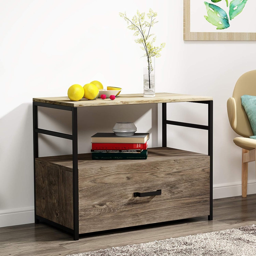 Wood Lateral File Cabinet with 1 Drawer V85866