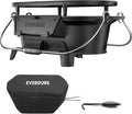 Cast Iron Portable Charcoal Grill with Cover J701