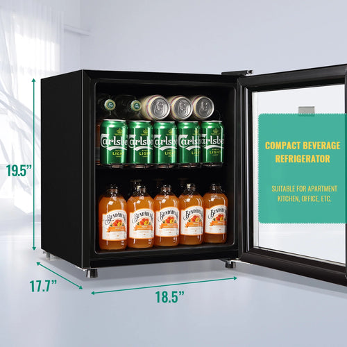 125 Can 3.5 Cu.ft Glass Door Beverage Cooler Refrigerator K44810
