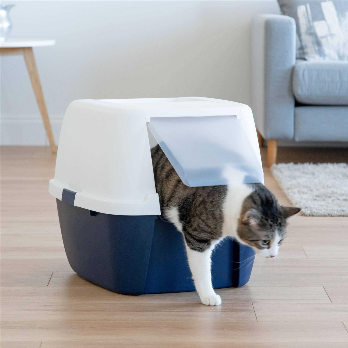 Hooded Cat Litter Box with Scoop L937