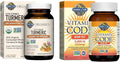 Turmeric Vitamin D3 Whole Food Supplements, 60 Tablets & 60 Capsules X7563