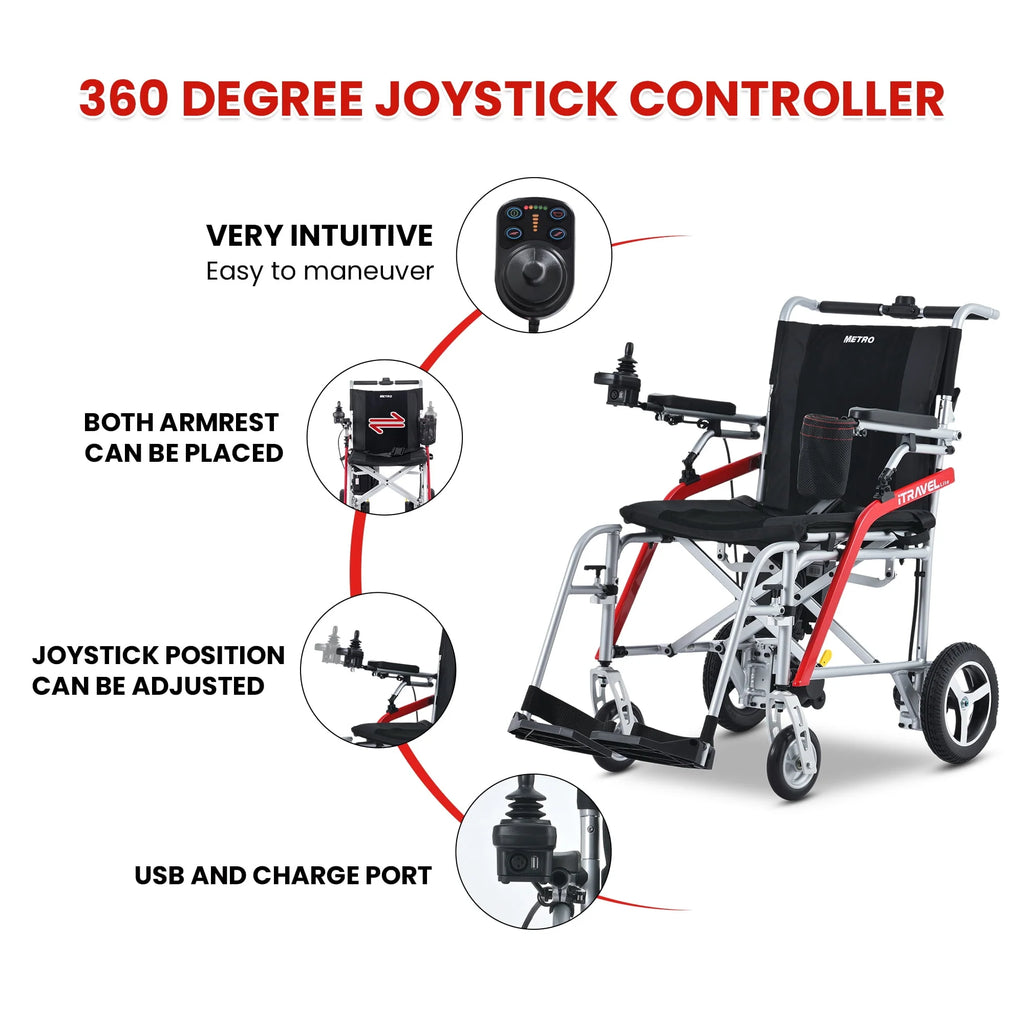 Lightweight Foldable Electric Wheelchair V15439