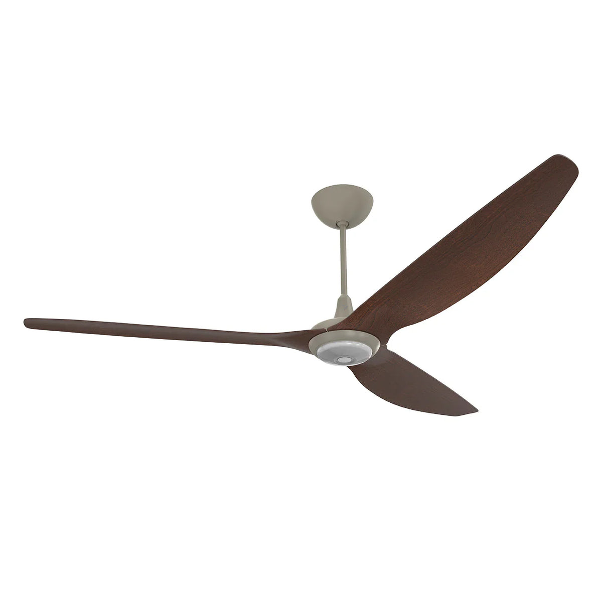 84 Ceiling Fan with Cocoa Aluminum Blades and Satin Nickel Finish F535735