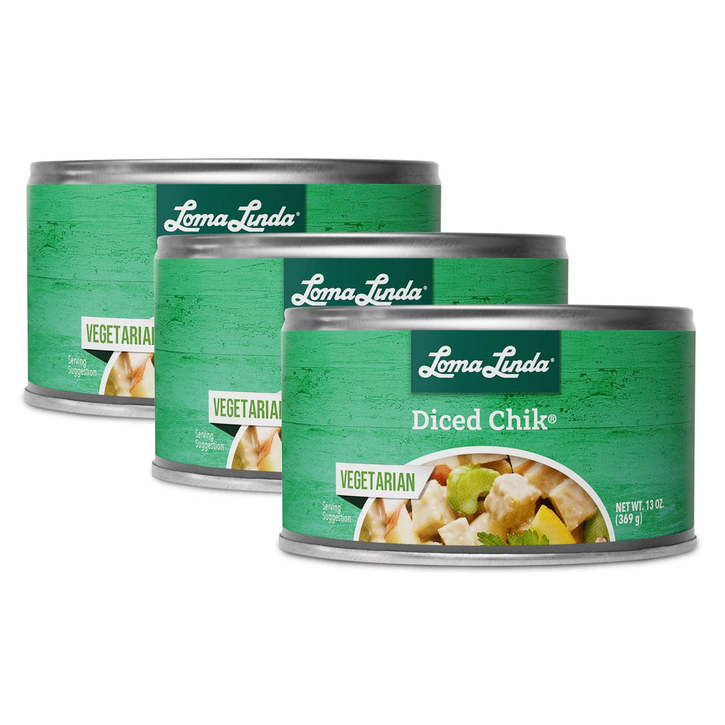 Plant-Based Diced Chik 13 oz Pack of 3 N20929