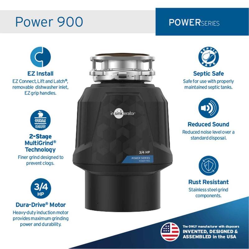 3/4 HP Continuous Feed Garbage Disposal L576