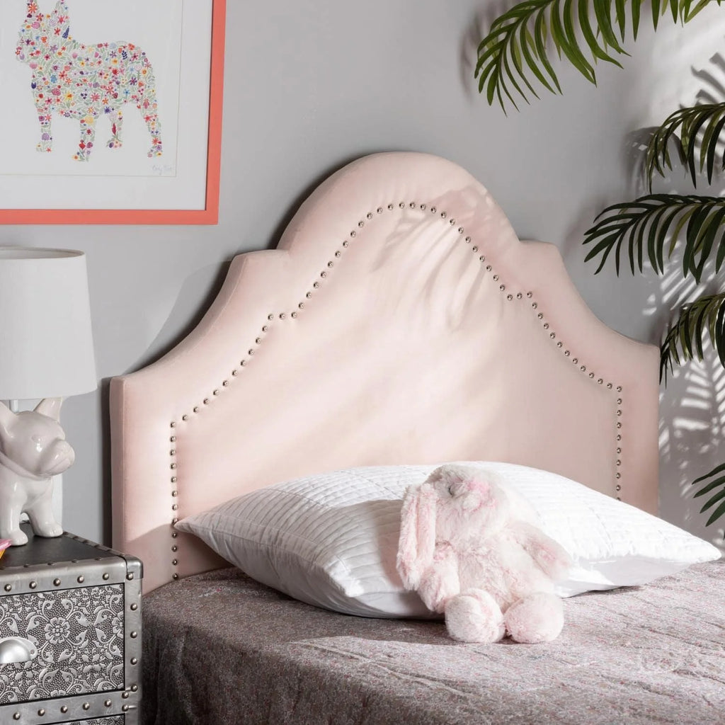 Light Velvet Upholstered Headboard H981