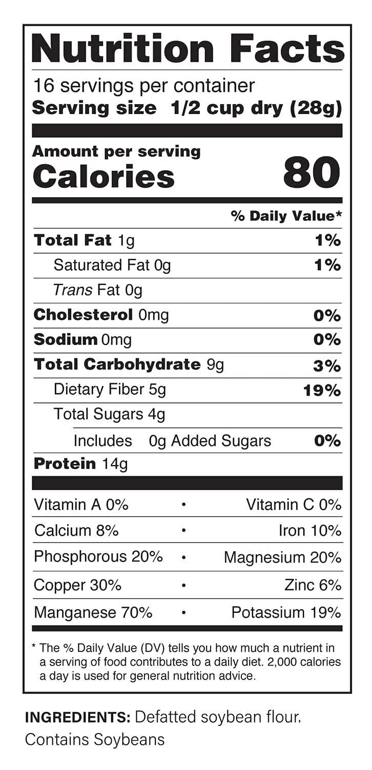 Unflavored Plant Protein Strips, 1 lb (Pack of 6) O177240