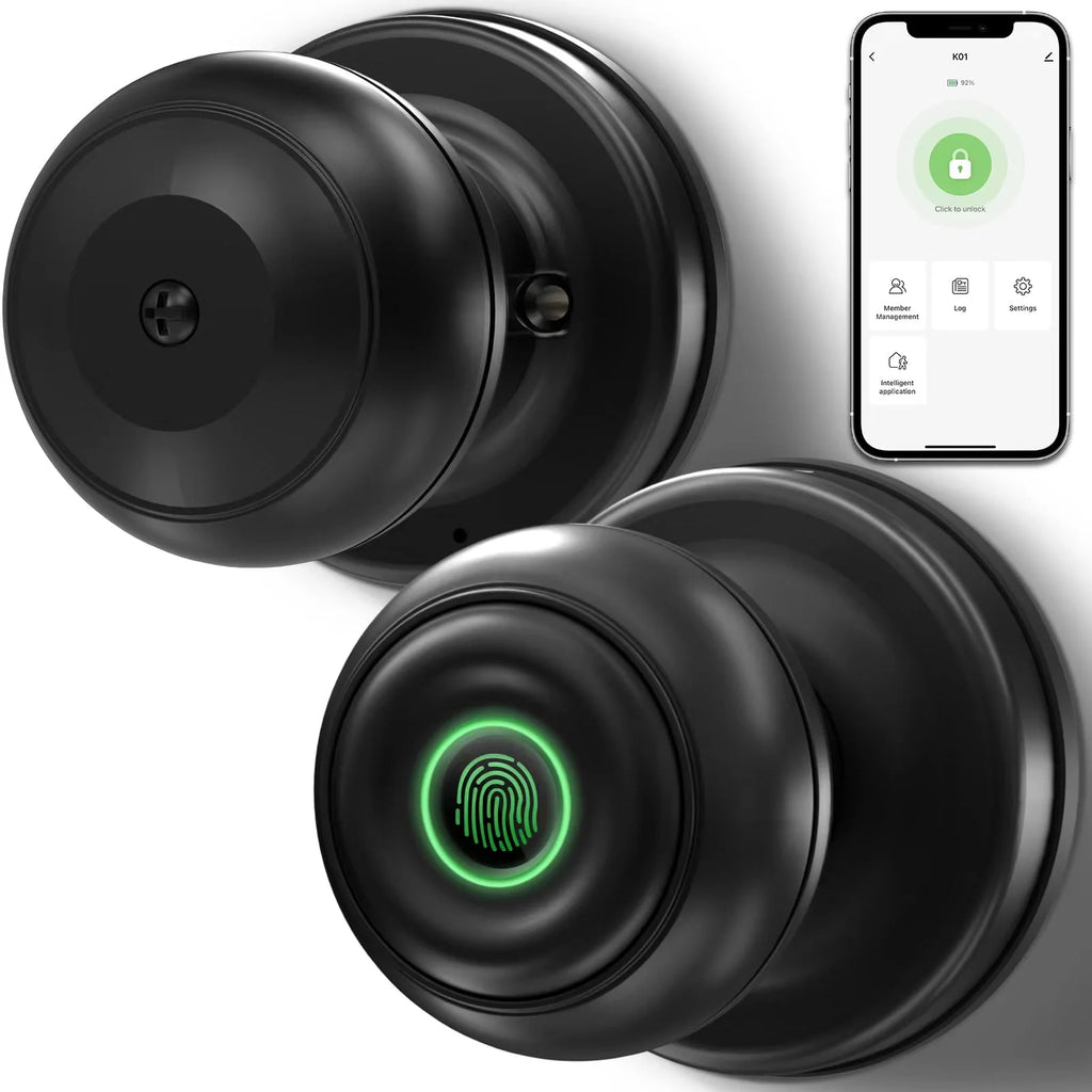 Smart Fingerprint Door Lock with App Control V823656
