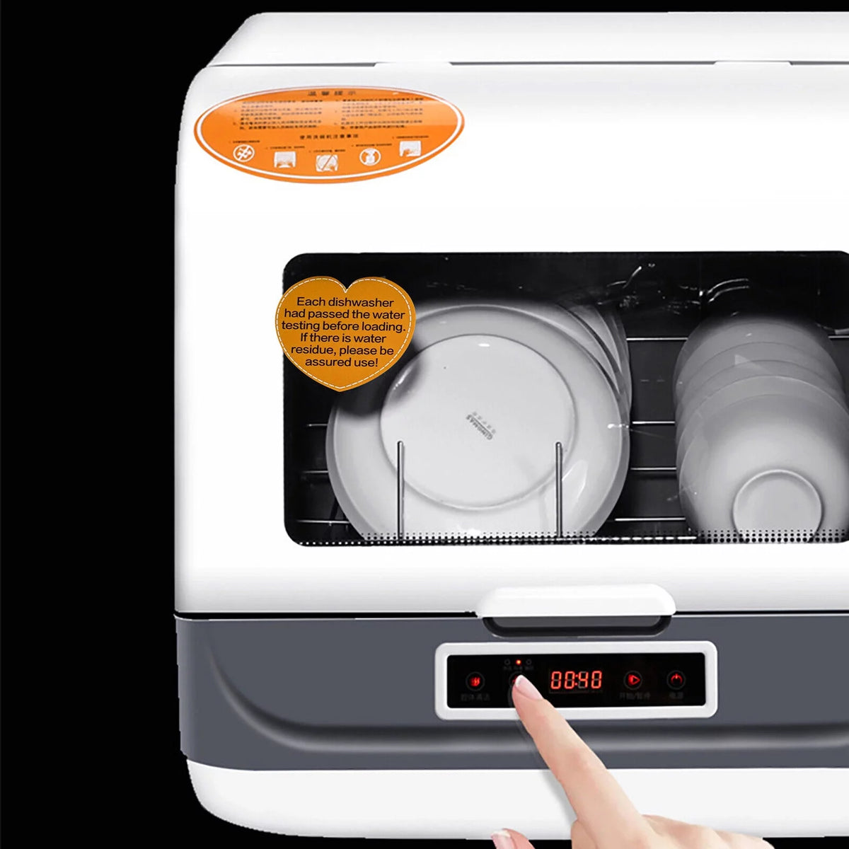 Mini Countertop Dishwasher 3 Program Portable N44784