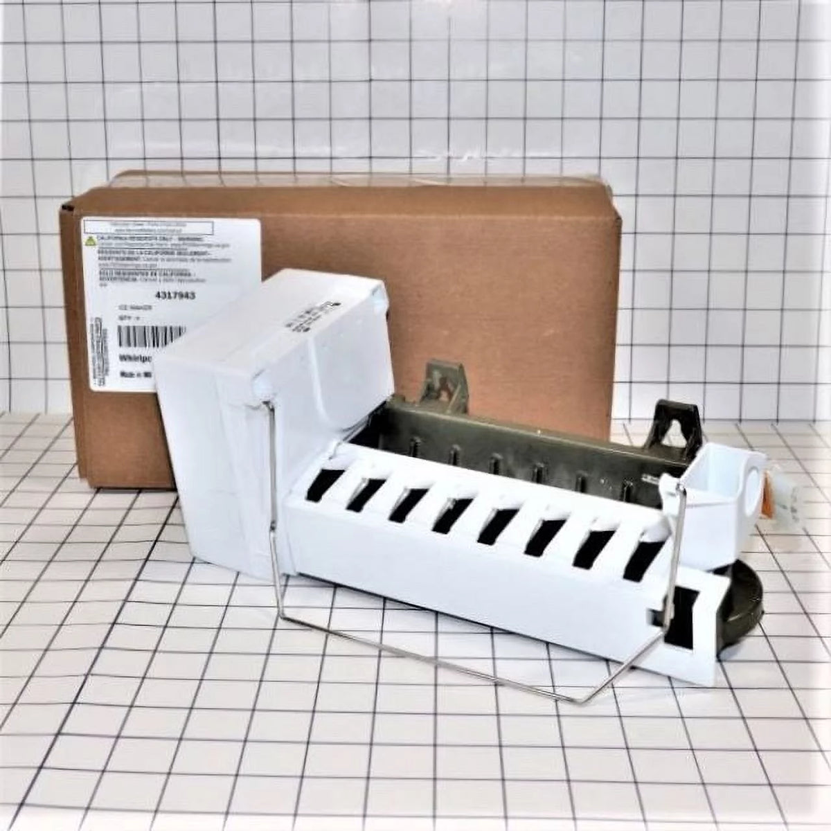 Ice Maker Assembly with Arm & Wire Harness Y5294