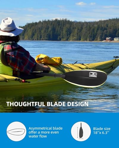 Adjustable Fishing Kayak Paddle with Paddle Leash Y83482