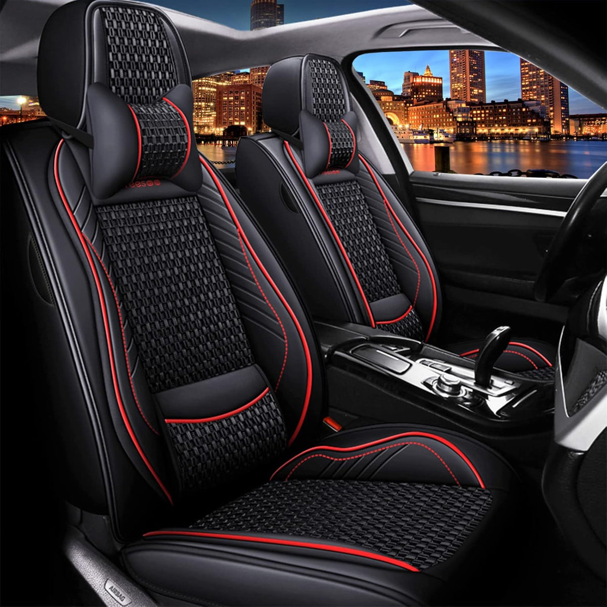 Leather Full Set Car Seat Covers L4880