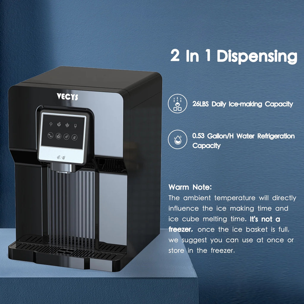 Water Cooler Dispenser with Built-in Ice Maker M437362