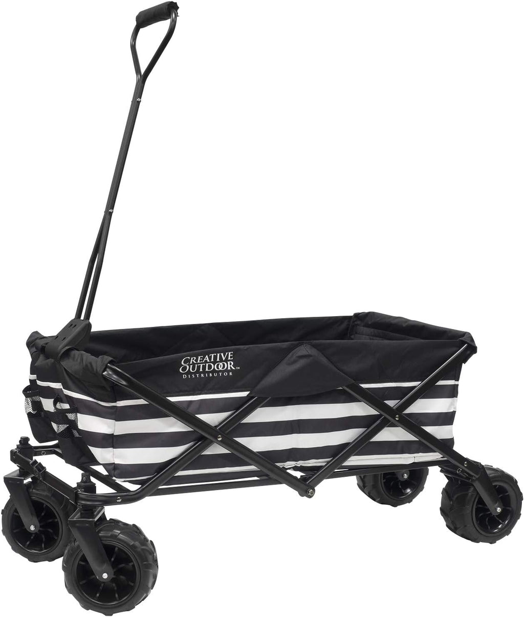 Collapsible Folding Wagon Cart with Rubber Wheels S71357
