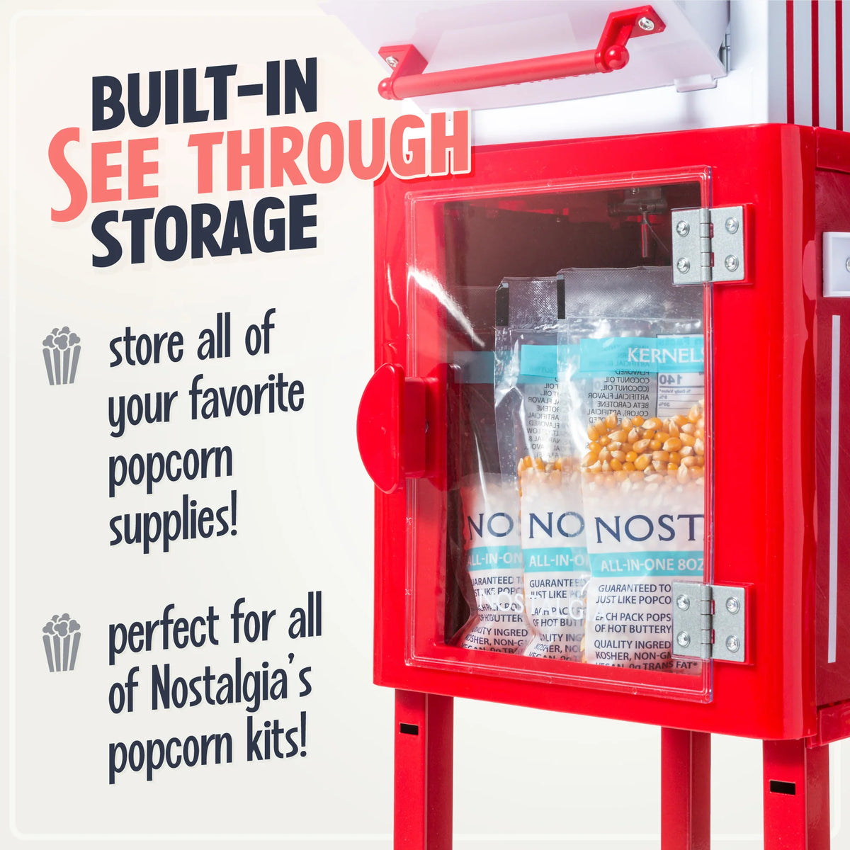 2.5 oz Popcorn Cart W4222
