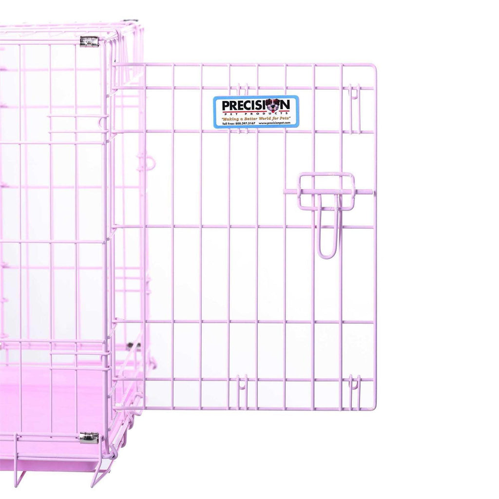 Pink Double Door Dog Crate C333858
