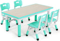 Adjustable Kids Table and Chairs Set, 5 Pieces V573594