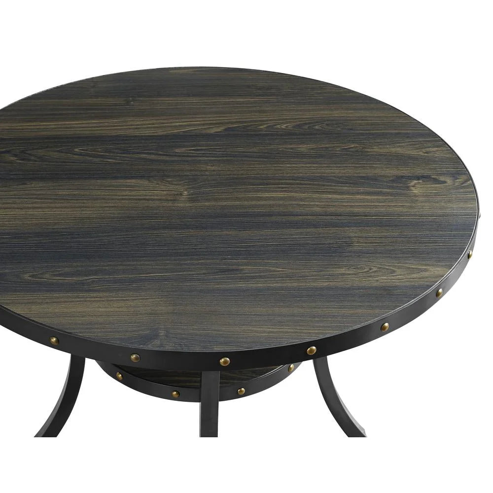 Round Melamine Wood Dining Table Y66615