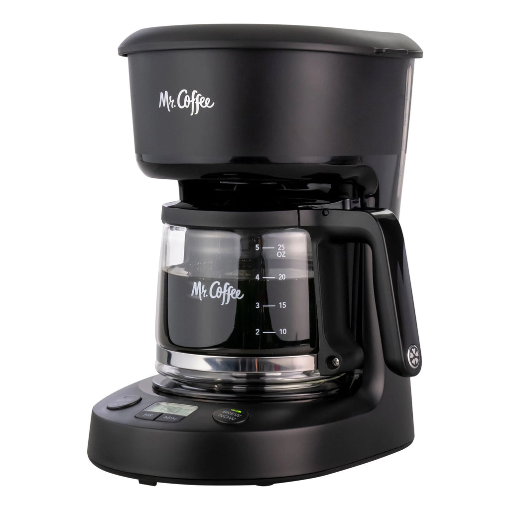 5-Cup Programmable Coffee Maker, 25 oz. Mini Brew, Black B428