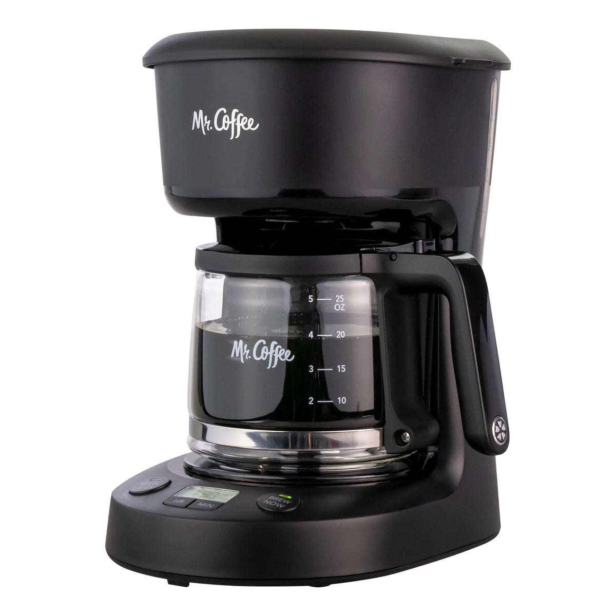 5-Cup Programmable Coffee Maker, 25 oz. Mini Brew, Black B428