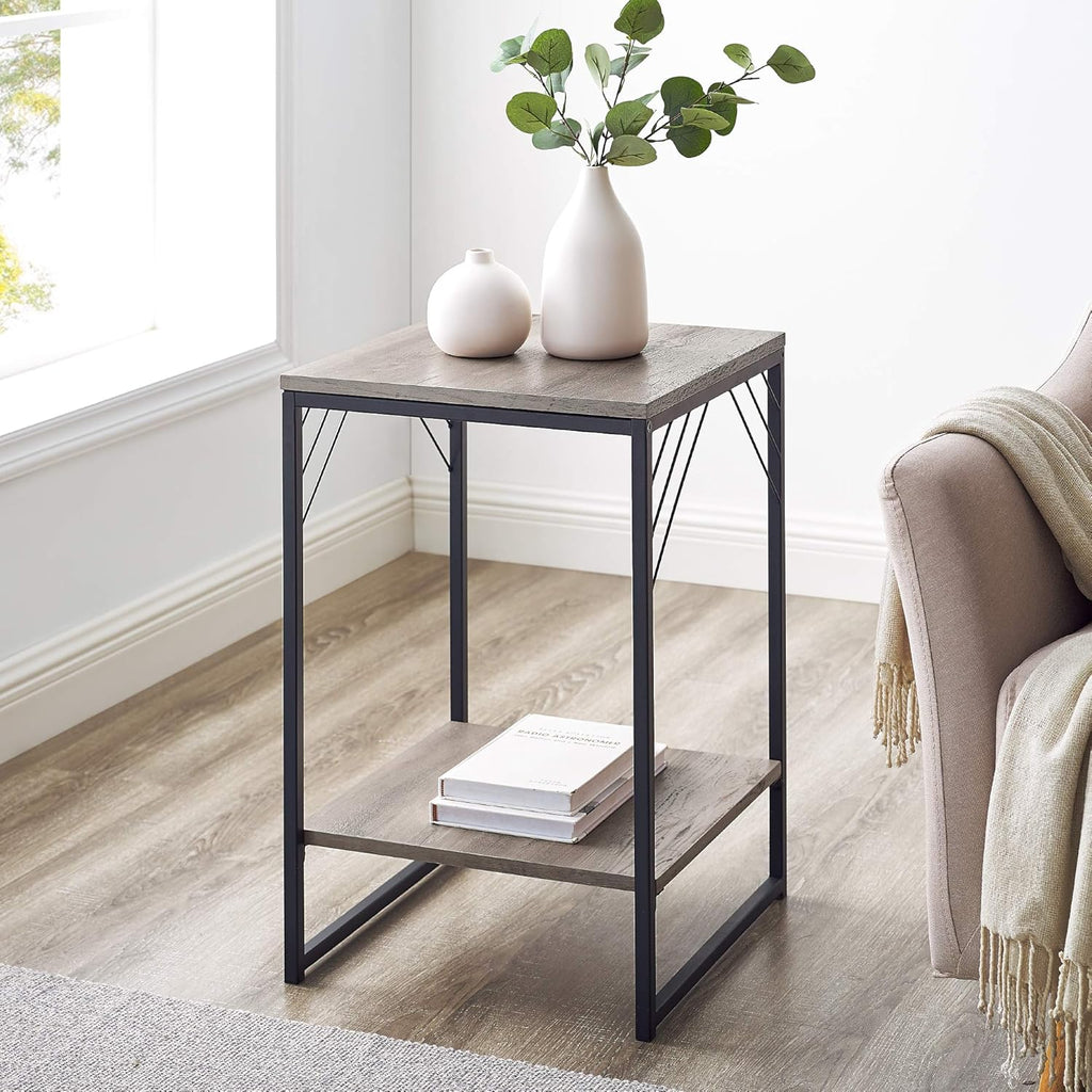 Dark Walnut Wood Storage Cabinet J29153