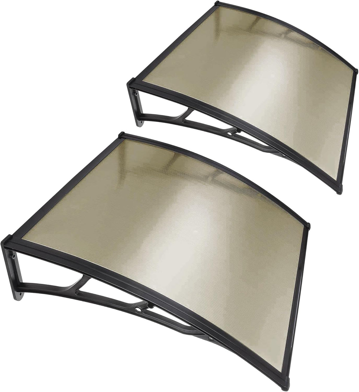 40x40 Clear Door Window Awning Patio Cover Polycarbonate Hollow Sheet Q448813