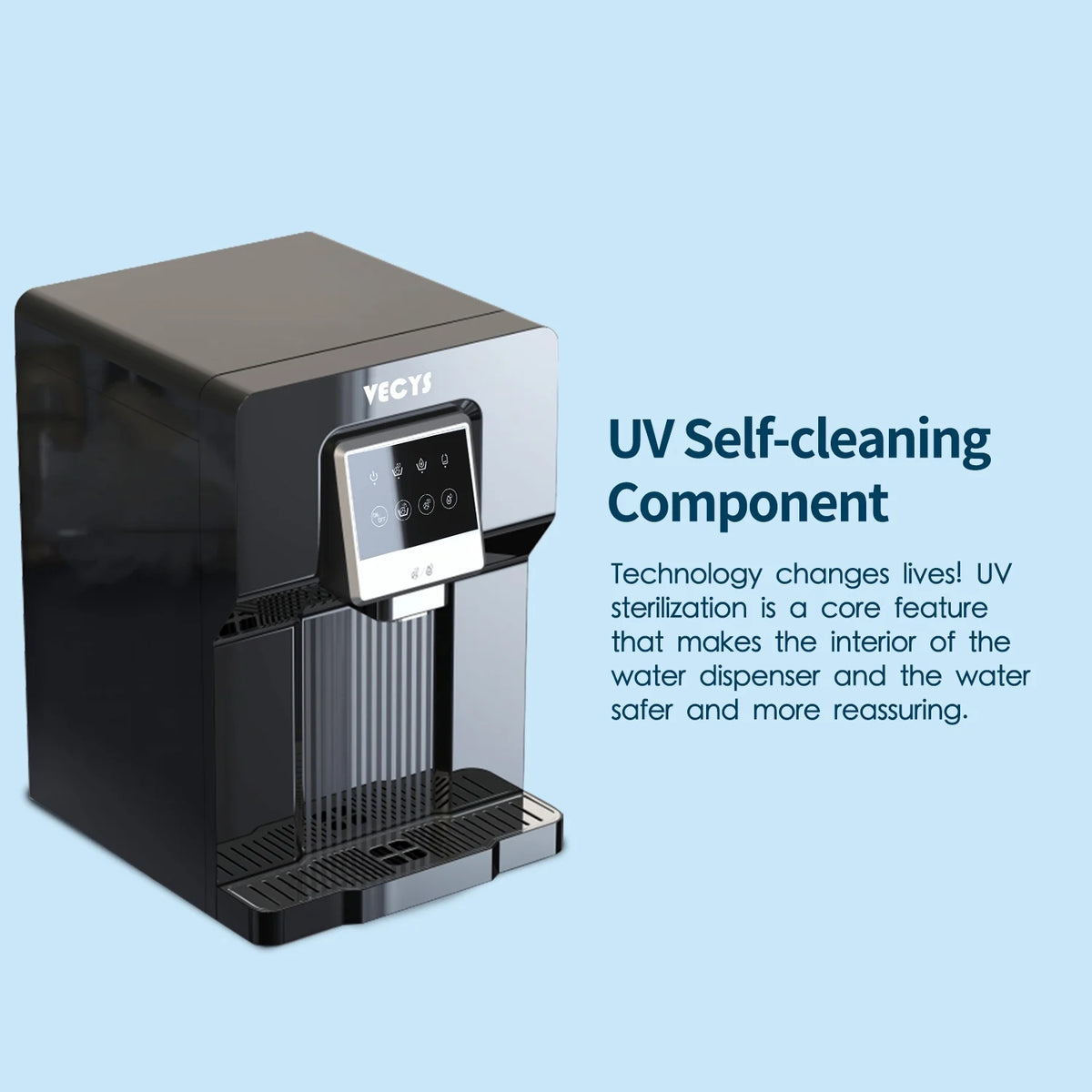 Water Cooler Dispenser with Built-in Ice Maker M437362