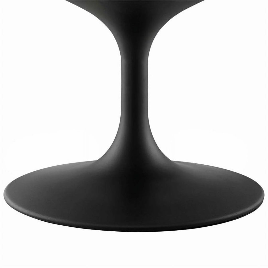 42" Oval Top Modern Metal Coffee Table O223842