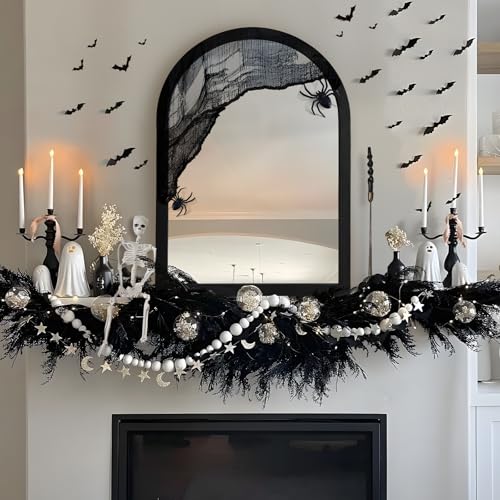Halloween Decorations Indoor 31.5" x 21.6" Ghost Hologram Mirror with Remote X493