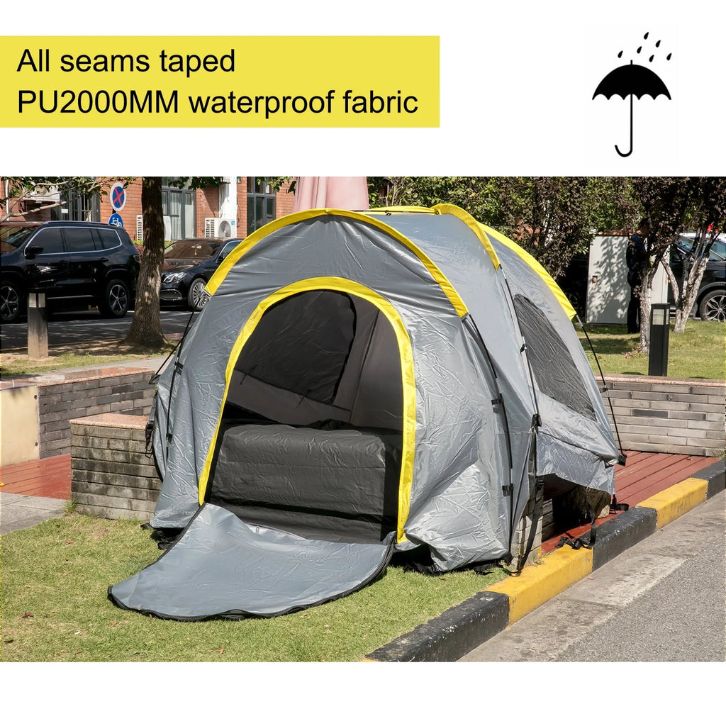 6.4-6.7' Waterproof 2-Person Truck Bed Tent with 2 Mesh Windows S963689