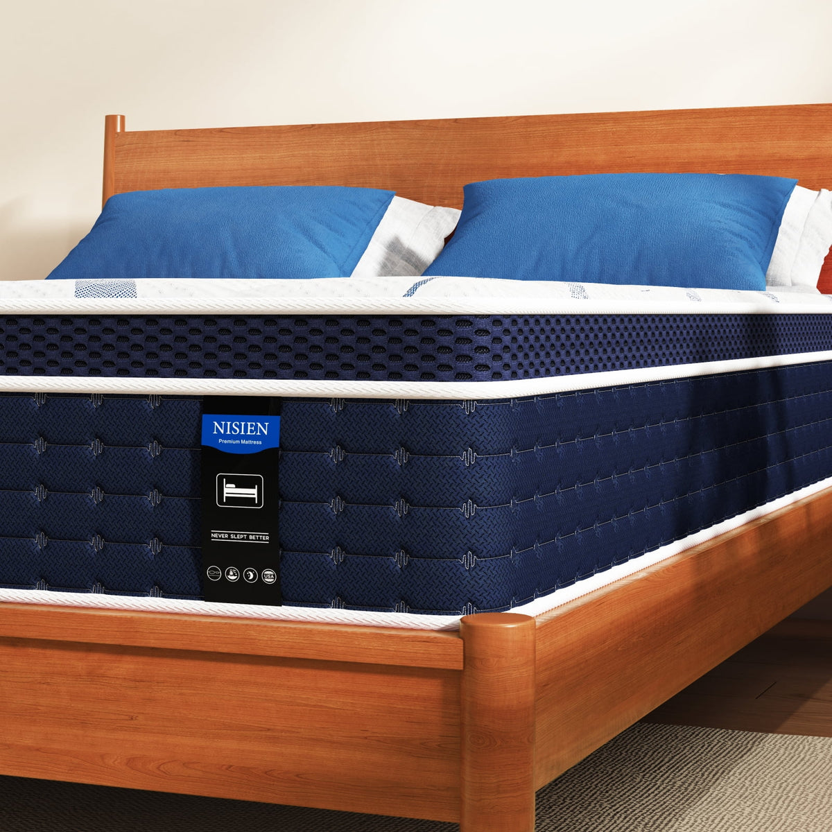 King 12 Inch Hybrid Gel Foam Innerspring Mattress Z54304