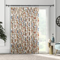 Multicolor Jacquard Pinch Pleat Curtain Panels S53501