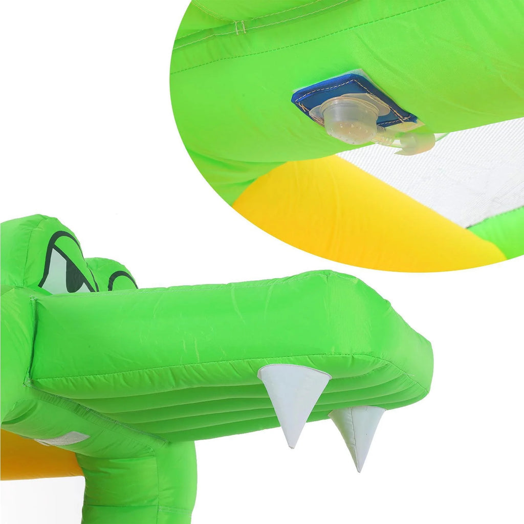Inflatable Bounce House with Water Slide and Spray Pool X337938