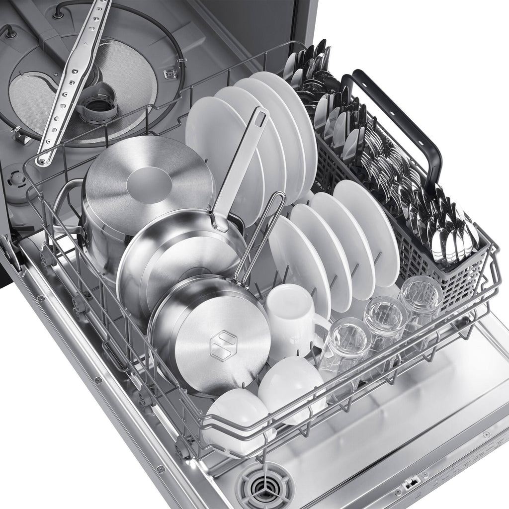 24 In. Stainless Steel Dishwasher with Adjustable Rack J62652