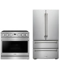 36 Gas Range and Refrigerator X1835