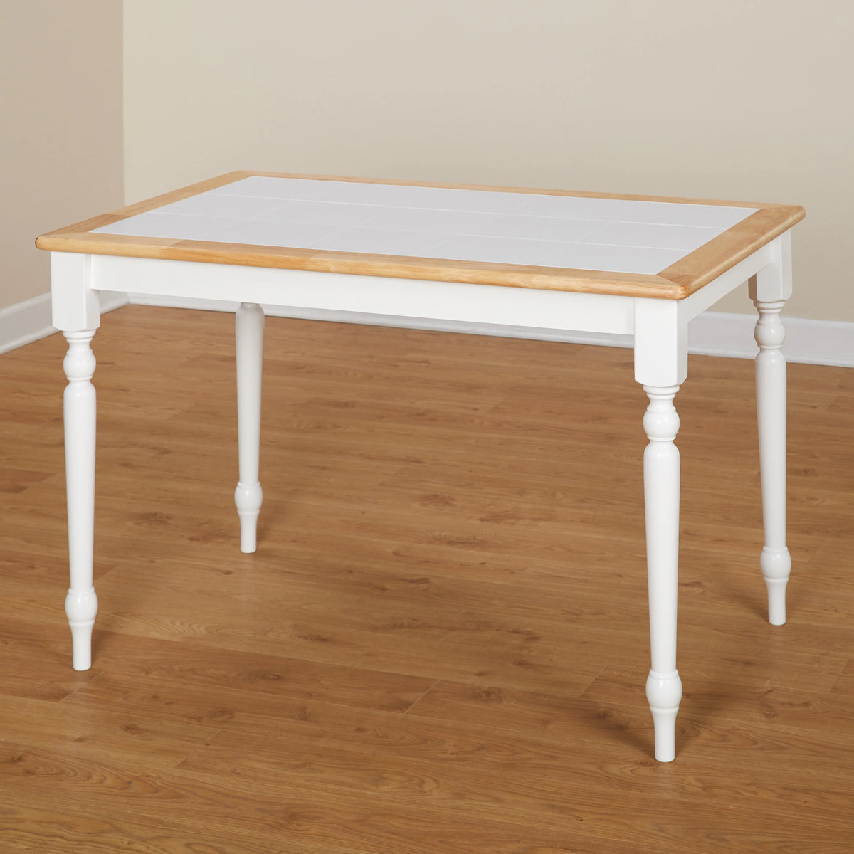 White Natural Tile Top Table H1765
