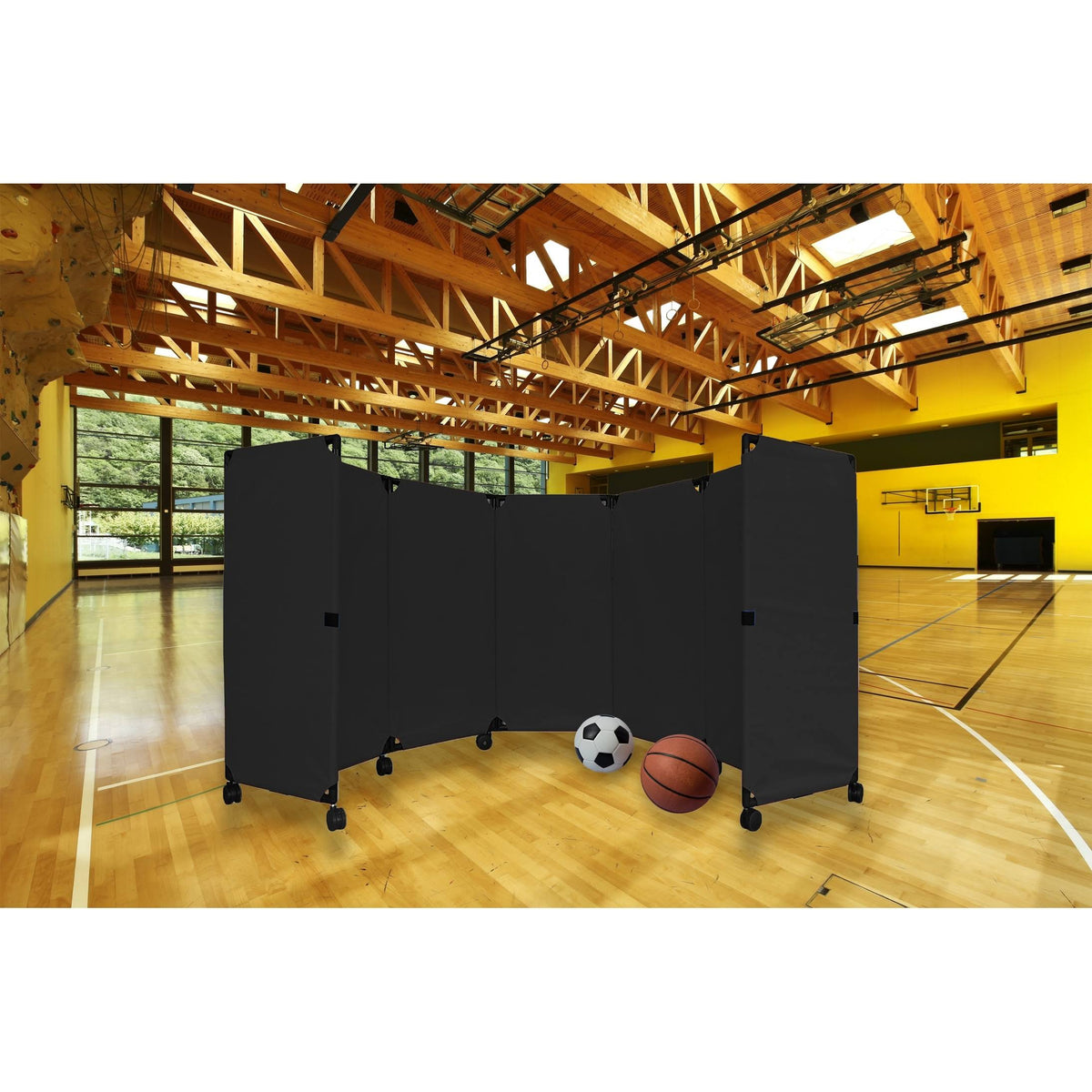 Beige Folding Portable Partition C8696