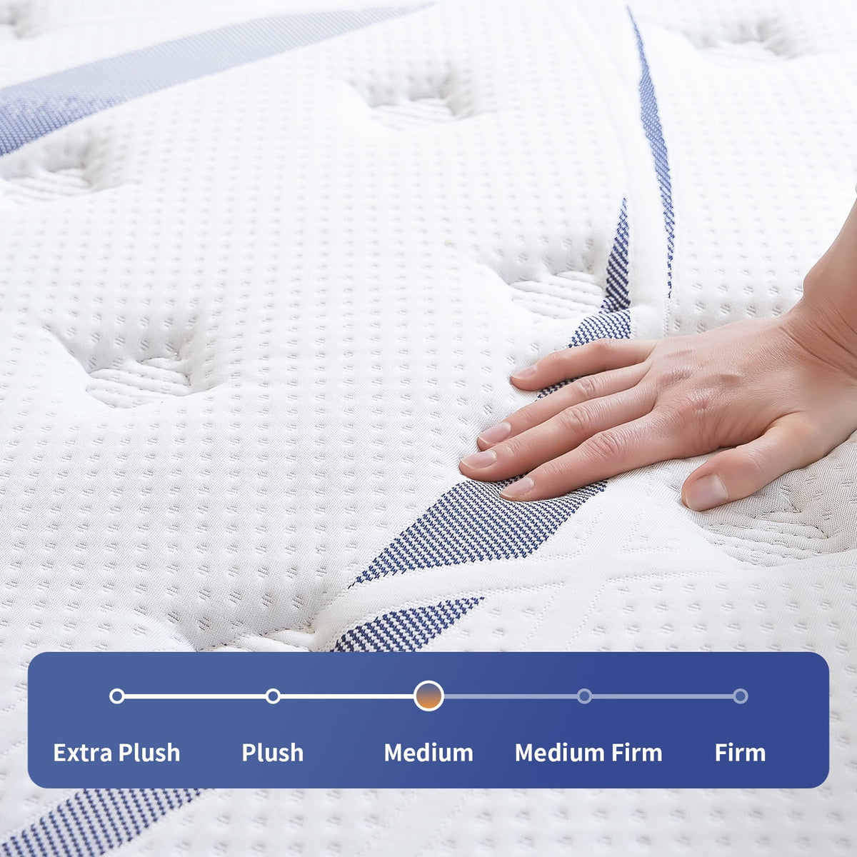 King 12 Inch Hybrid Gel Foam Innerspring Mattress Z54304