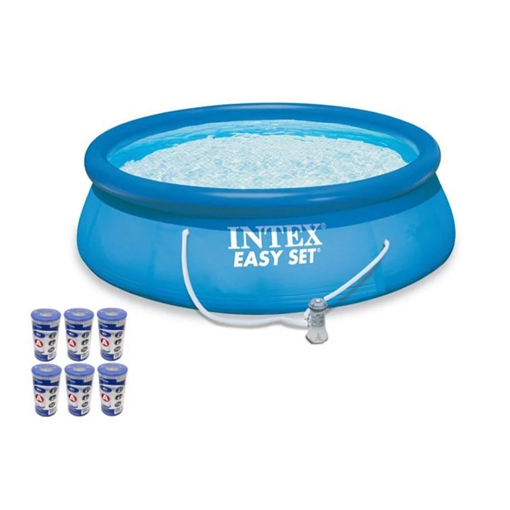 15' x 48 Above Ground Swimming Pool Kit with 6 Replacement Filters E99129
